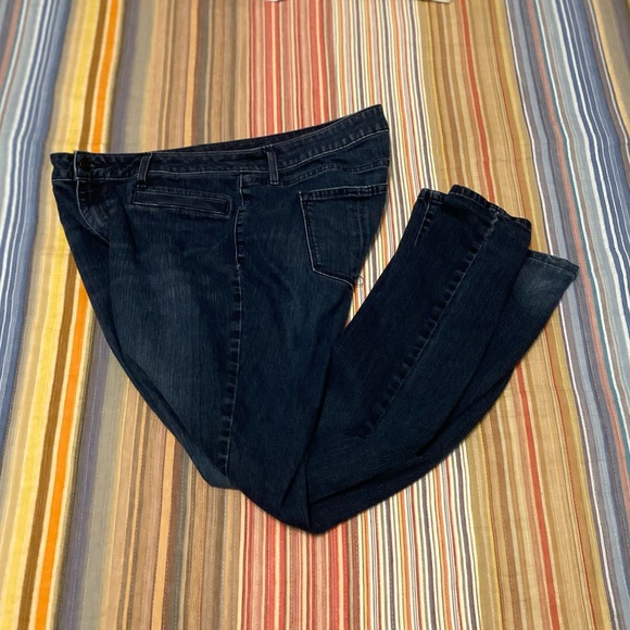 🔥 5/$25 Sonoma Slim Boot Cut Dark Denim Blue Jeans Women’s Plus Size 16 - Picture 2 of 7